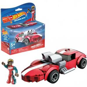 Mega Hot Wheels Twin Mill Building Set - 101 Pieces
